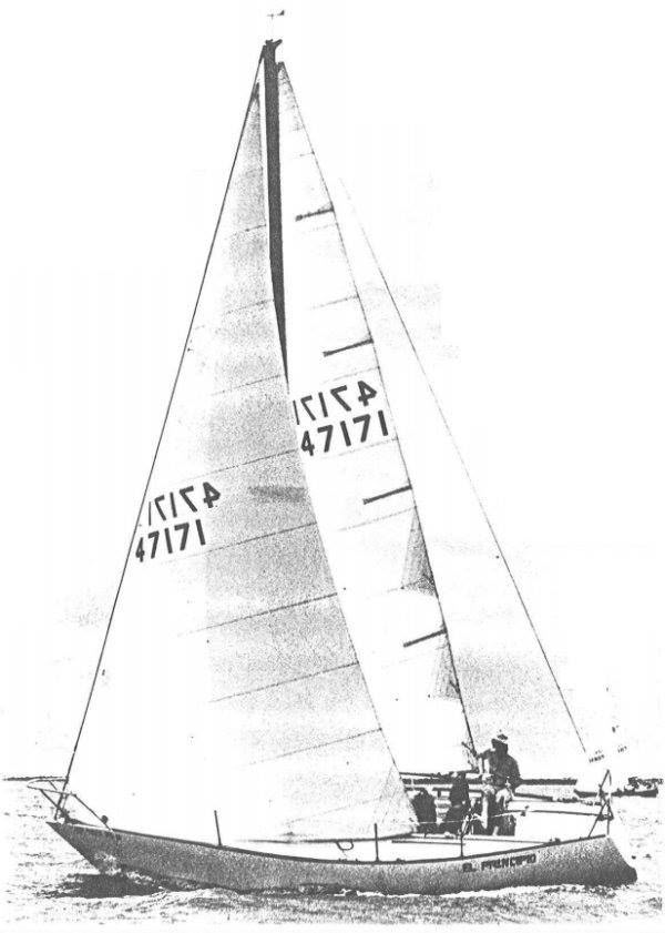 El Principe met zeilnummer US 47171, uit de MG 26-verkoopfolder