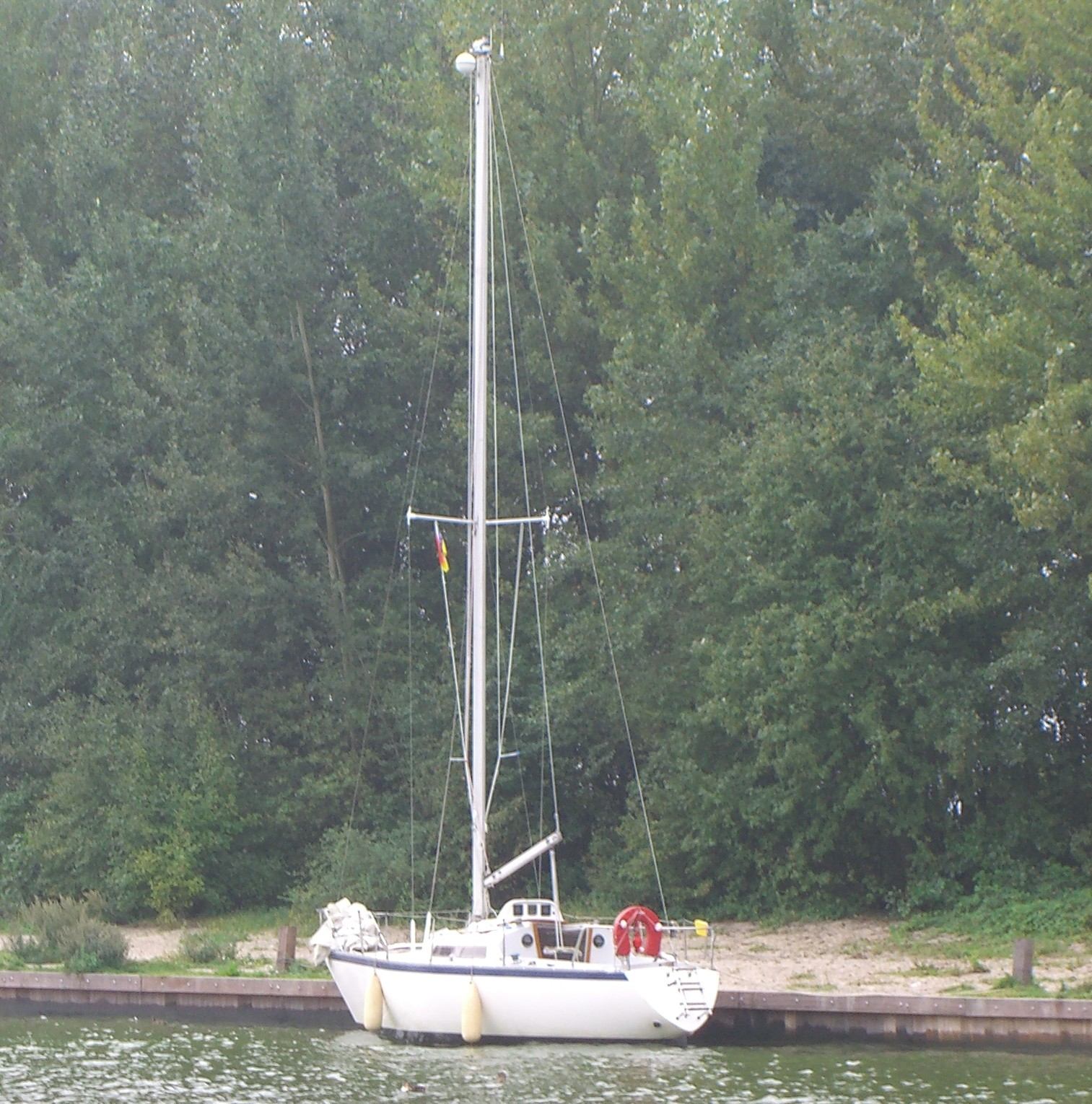 Jaho 1 bij eiland De Schelp, september 2005